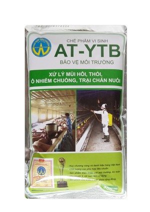 AT-YTB túi 300g (xử lý mùi hôi, thối ô nhiễm chuồng, trại chăn nuôi)